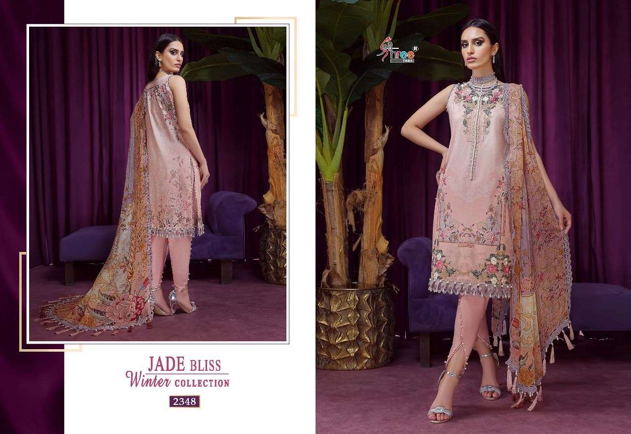 SHREE FAB JADE BLISS WINTER COLLECTION 2343 TO 2350SERIES PAKISTANI SUIT CATALOGUE 