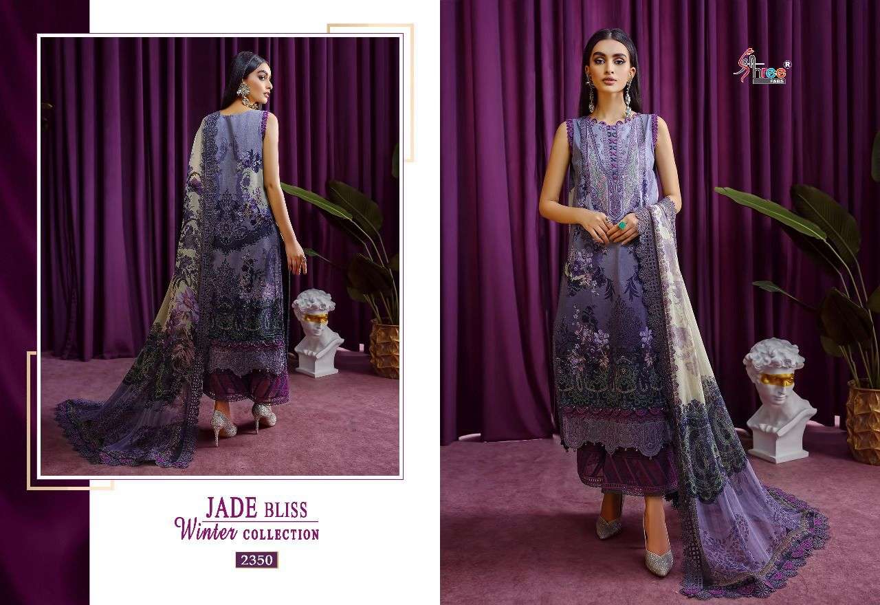 SHREE FAB JADE BLISS WINTER COLLECTION 2343 TO 2350SERIES PAKISTANI SUIT CATALOGUE 