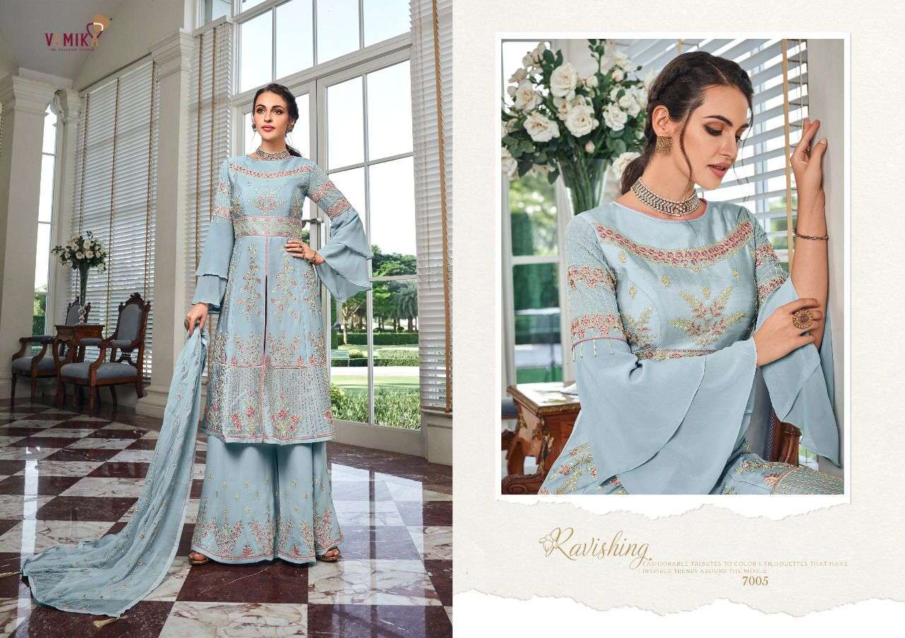 VAMIKA RIYAAZ READYMADE TOP BOTTOM WITH DUPATTA CATALOGUE 2022