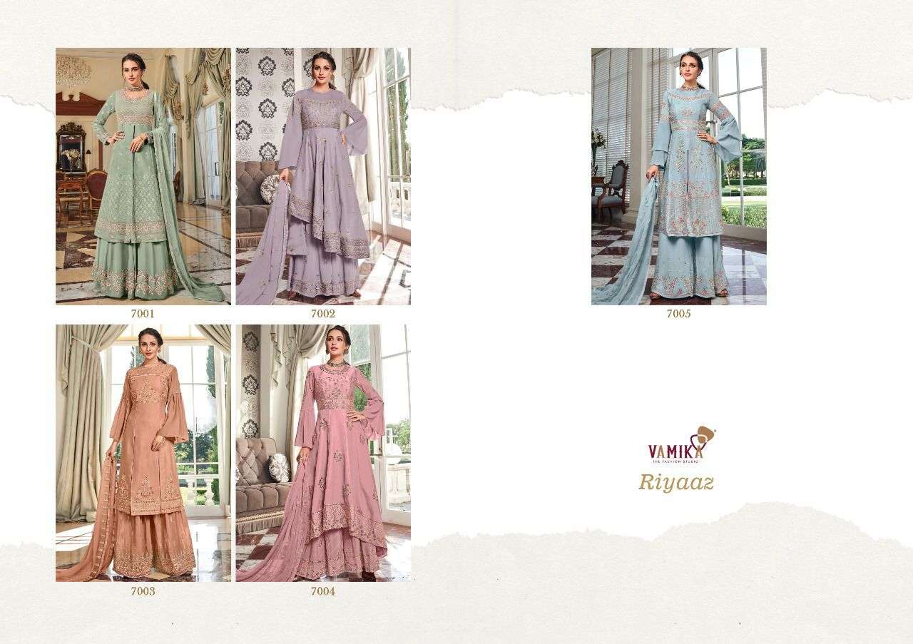 VAMIKA RIYAAZ READYMADE TOP BOTTOM WITH DUPATTA CATALOGUE 2022