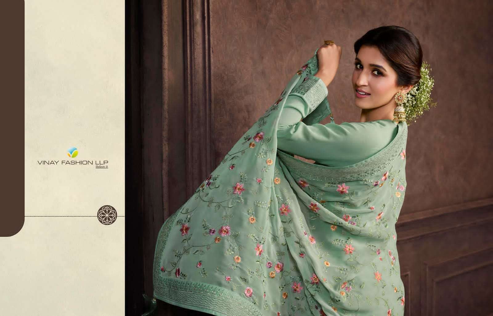 VINAY KASEESH SAACHI 61351 TO 61356 GEORGETTE SALWER SUIT CATALOGUE 