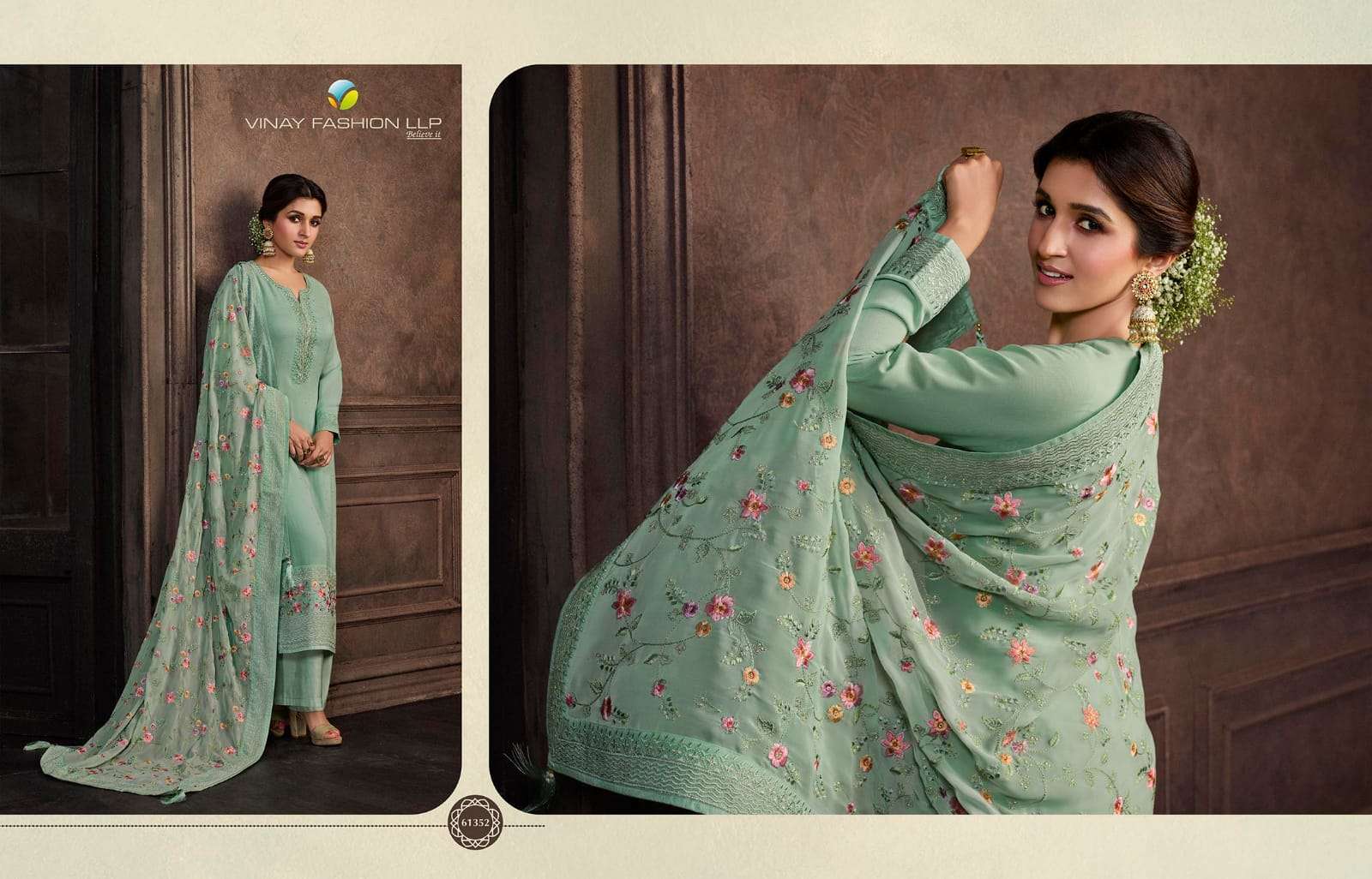VINAY KASEESH SAACHI 61351 TO 61356 GEORGETTE SALWER SUIT CATALOGUE 