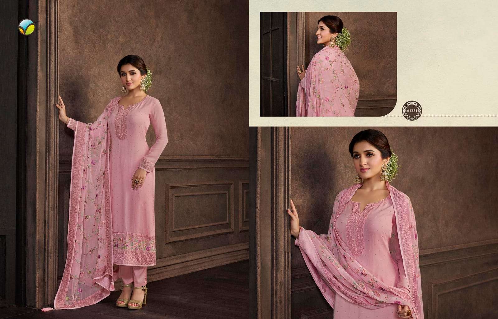 VINAY KASEESH SAACHI 61351 TO 61356 GEORGETTE SALWER SUIT CATALOGUE 