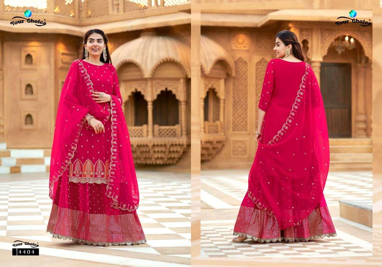 YOUR CHOICE KAMAA GEORGETTE PARTY WEAR AND KARWA CHOUTH SUIT NEW CATALOGUE 2022