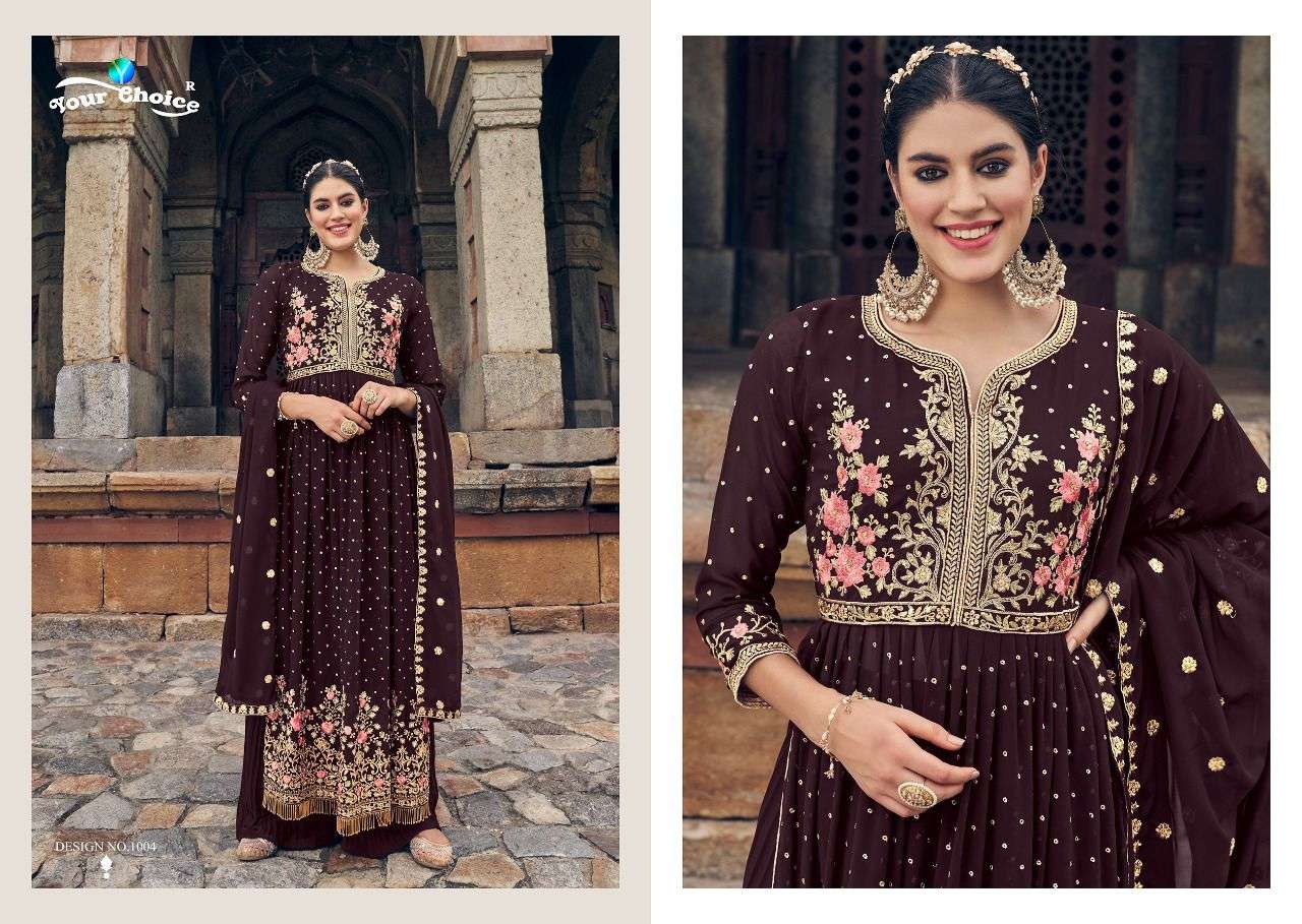 YOUR CHOICE NYSA NYRA CUT SUIT LATEST CATALOGUE COLLECTION 2022