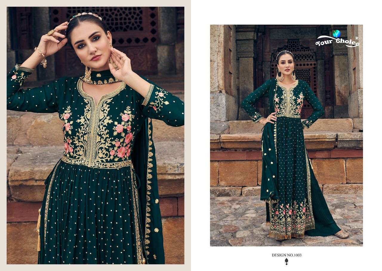 YOUR CHOICE NYSA NYRA CUT SUIT LATEST CATALOGUE COLLECTION 2022
