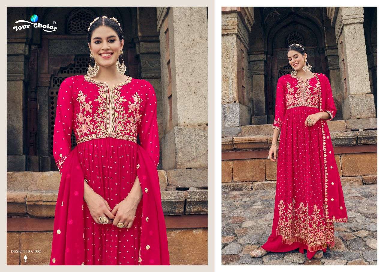 YOUR CHOICE NYSA NYRA CUT SUIT LATEST CATALOGUE COLLECTION 2022