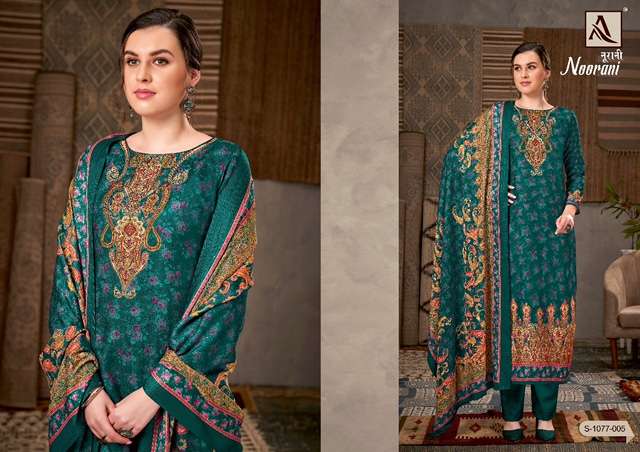 ALOK SUIT NOORANI WOOLEN P[ASHMINA WINTER SUIT NEW CATALOGUE 2022