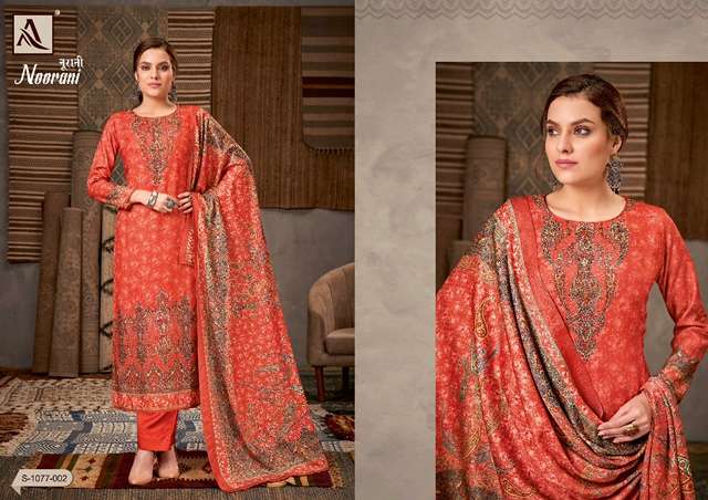 ALOK SUIT NOORANI WOOLEN P[ASHMINA WINTER SUIT NEW CATALOGUE 2022