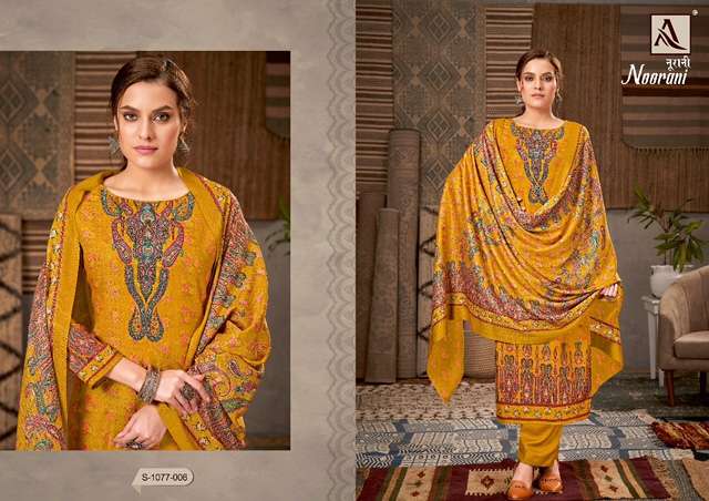 ALOK SUIT NOORANI WOOLEN P[ASHMINA WINTER SUIT NEW CATALOGUE 2022
