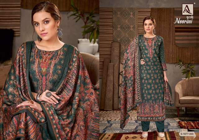 ALOK SUIT NOORANI WOOLEN P[ASHMINA WINTER SUIT NEW CATALOGUE 2022