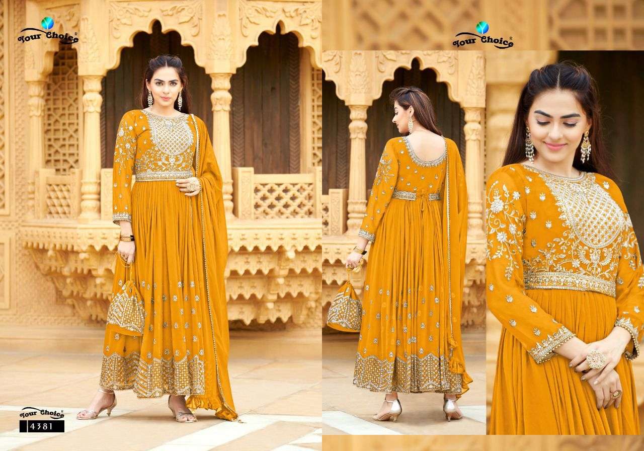 YOUR CHOICE BONAZA BLOOMING GEORGETTE SALWER KAMEEZ SUIT NEW CATALOGUE 2022