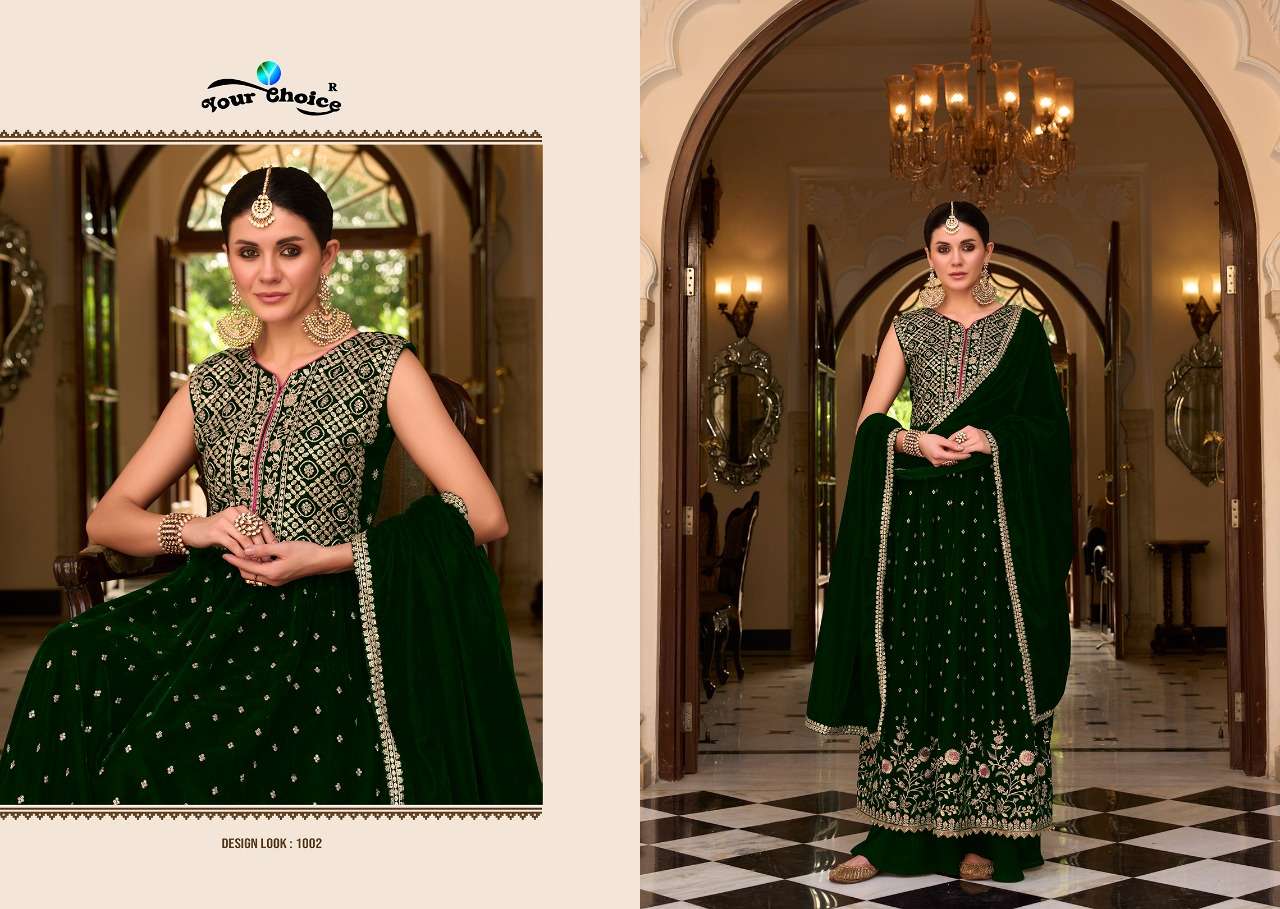 YOUR CHOICE VELVET NYRAA WINTER CUT SUIT NEW CATALOGUE COLLECTION 2022