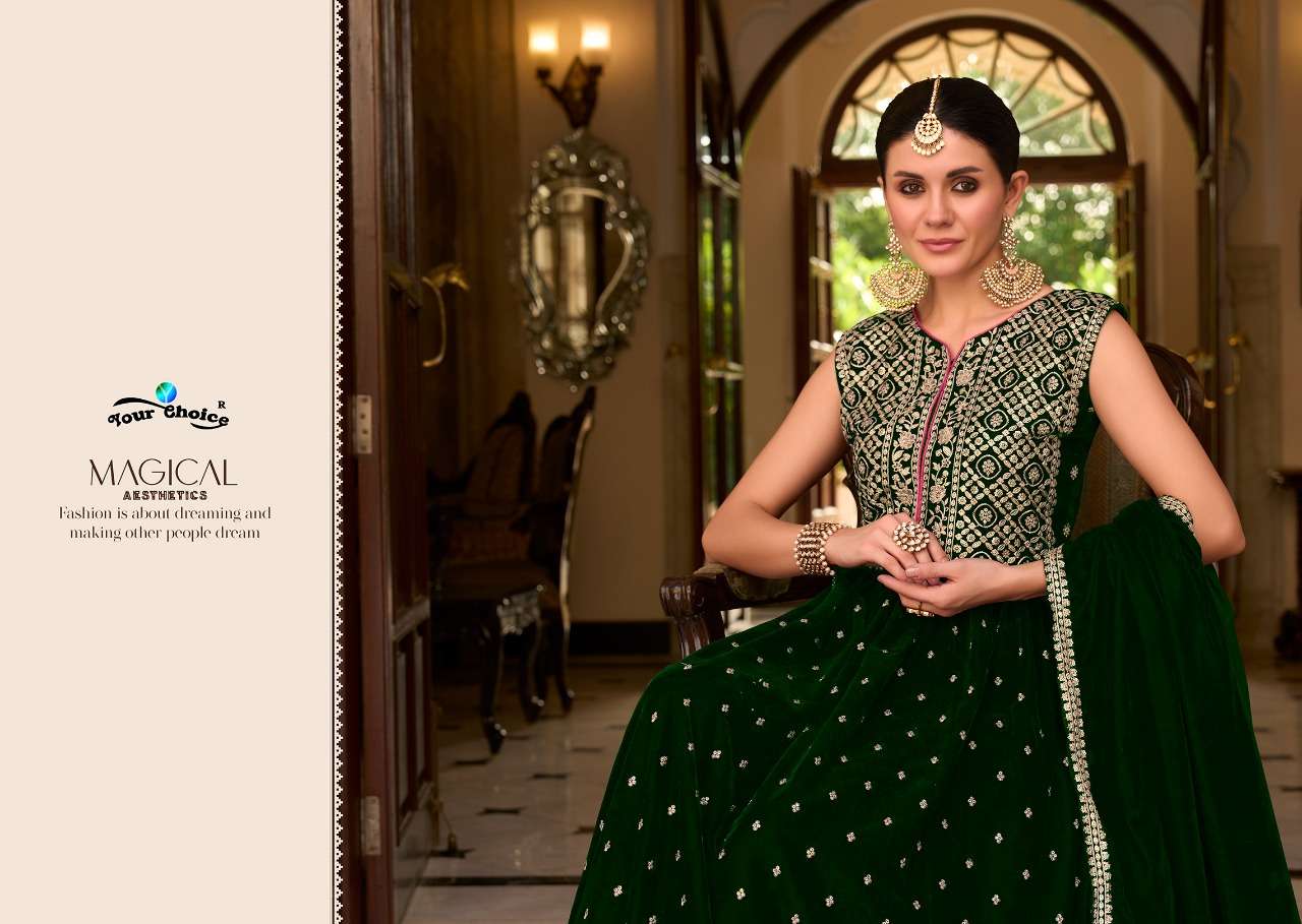 YOUR CHOICE VELVET NYRAA WINTER CUT SUIT NEW CATALOGUE COLLECTION 2022