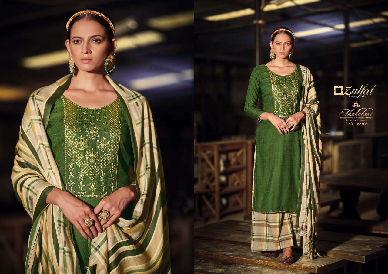 ZULFAT DESIGNER MADHUBANI PASHMINA WINTER WOOLEN SUIT CATALOGUE 2022