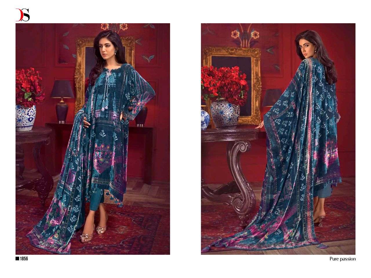 DEEPSY SUITS SHINE OF WINTER 1851 TO 1857 SERIES VELVET PRINT SUITS WINTER CATALOGUE