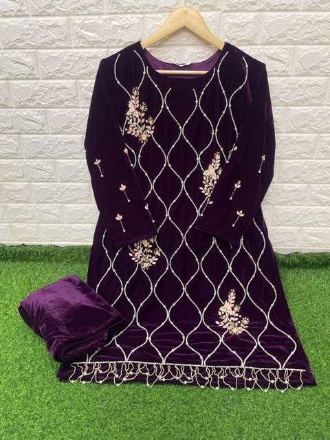 LAXURIA TRENDZ 1228 SERIES PAKISTANI KURTI WITH PANT WINTER NEW CATALOGUE