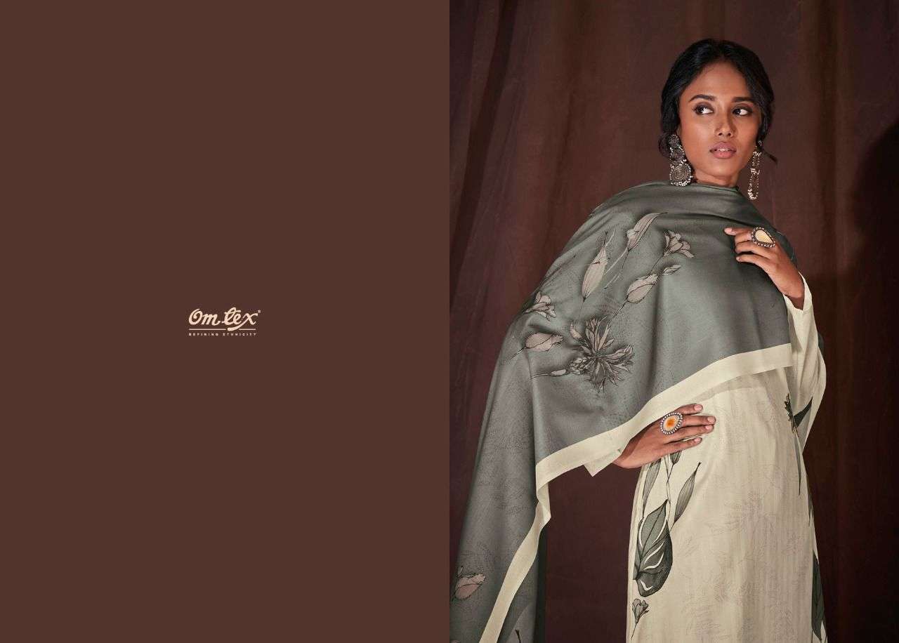 OMTEX VAARUNI PASHMINA DIGITAL PRINT HANDWORK WINTER SUIT CATALOGUE 2022