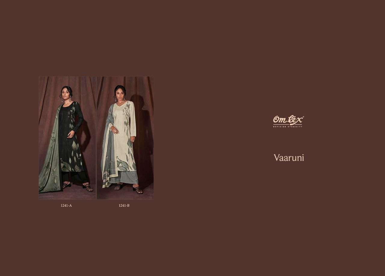 OMTEX VAARUNI PASHMINA DIGITAL PRINT HANDWORK WINTER SUIT CATALOGUE 2022