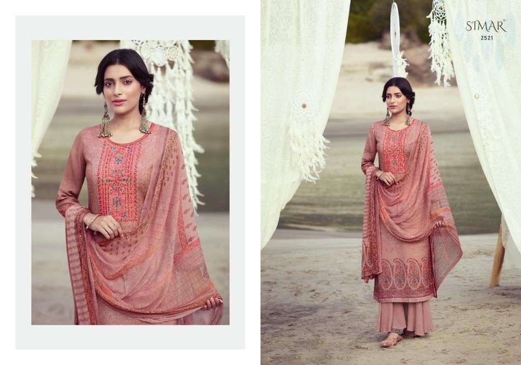 SIMAR GLOSSY TARANG 2520-2527 SERIES DESIGNER SUIT CATALOGUE SURAT 2022