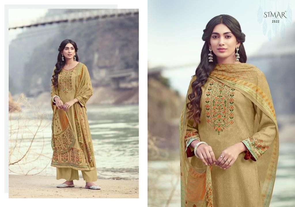 SIMAR GLOSSY TARANG 2520-2527 SERIES DESIGNER SUIT CATALOGUE SURAT 2022