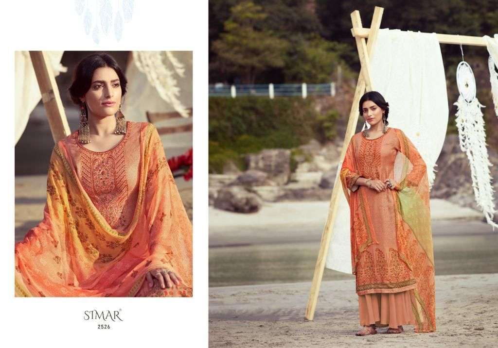 SIMAR GLOSSY TARANG 2520-2527 SERIES DESIGNER SUIT CATALOGUE SURAT 2022