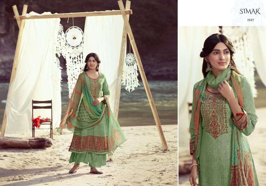 SIMAR GLOSSY TARANG 2520-2527 SERIES DESIGNER SUIT CATALOGUE SURAT 2022