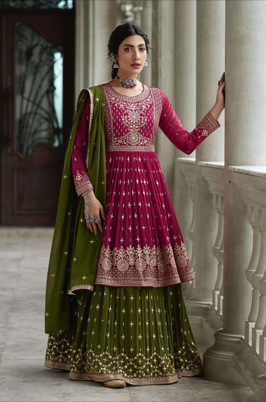 AASHIRWAD GULKAND RADHIKA GEORGETTE SALWAR SUITS LATEST CATALOGUE
