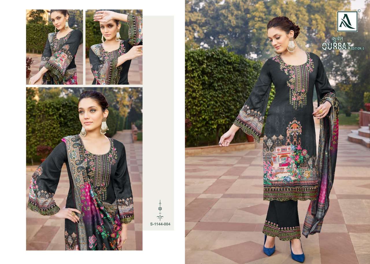 ALOK SUIT QURBAT EDITION 6 ZAM COTTON DIGITAL PRINTED SUITS LATEST CATALOGUE