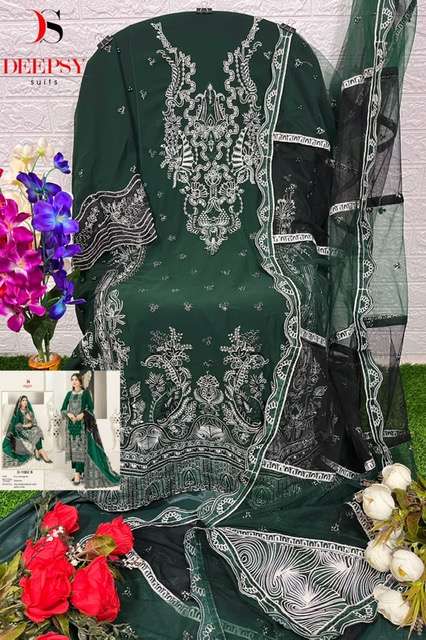 DEEPSY SUIT 1062 SERIES GEORGETTE EMBROIDERY SUITS NEW CATALOGUE 2022