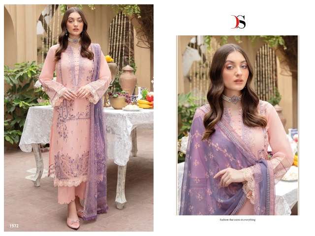 DEEPSY SUIT CHEVRON VOL 3 COTTON EMBROIDERY PAKISTAI SUITS CATALOGUE 2022