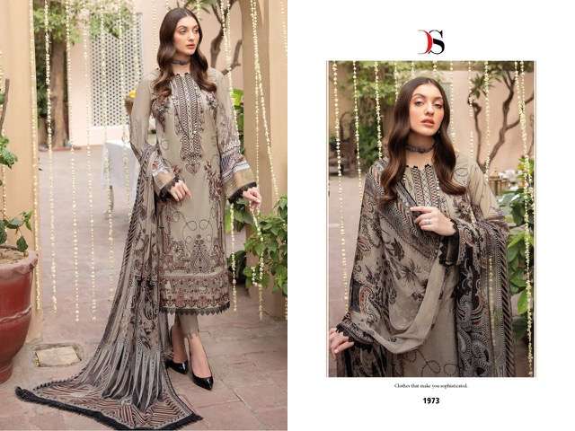 DEEPSY SUIT CHEVRON VOL 3 COTTON EMBROIDERY PAKISTAI SUITS CATALOGUE 2022