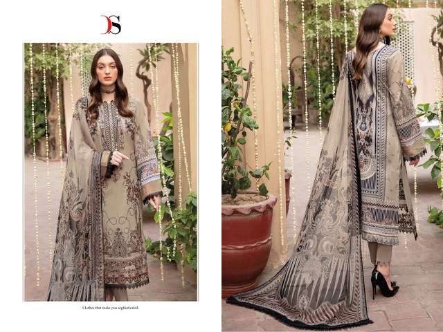 DEEPSY SUIT CHEVRON VOL 3 COTTON EMBROIDERY PAKISTAI SUITS CATALOGUE 2022