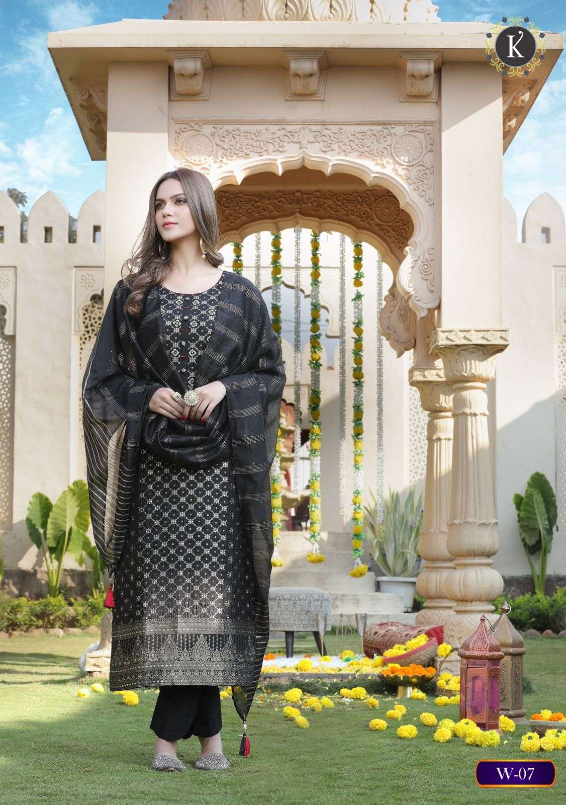 KALKI FASHION NORAH READYMADE KURTI PANT WITH DUPATTA SET LATEST CATALOGUE 2022
