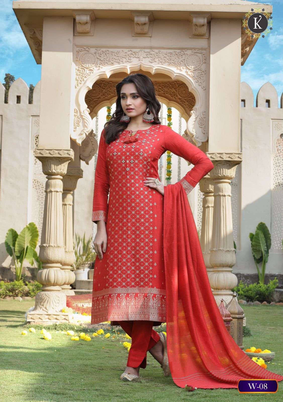 KALKI FASHION NORAH READYMADE KURTI PANT WITH DUPATTA SET LATEST CATALOGUE 2022