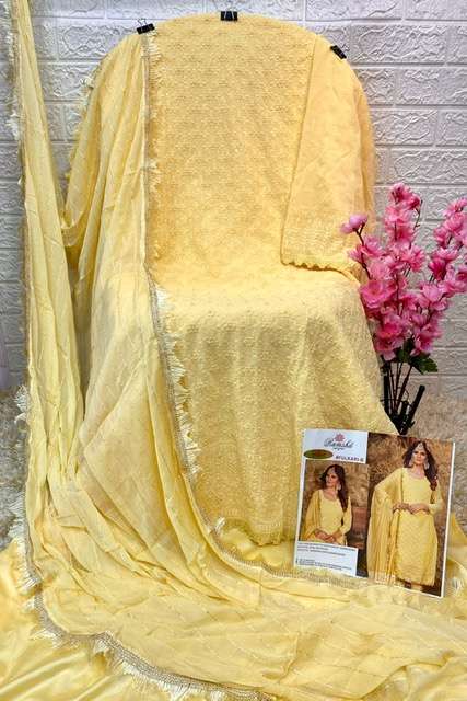 RAMSHA FULKARI NX GEORGETTE PAKISTANI SUITS CATALOGUE 2022