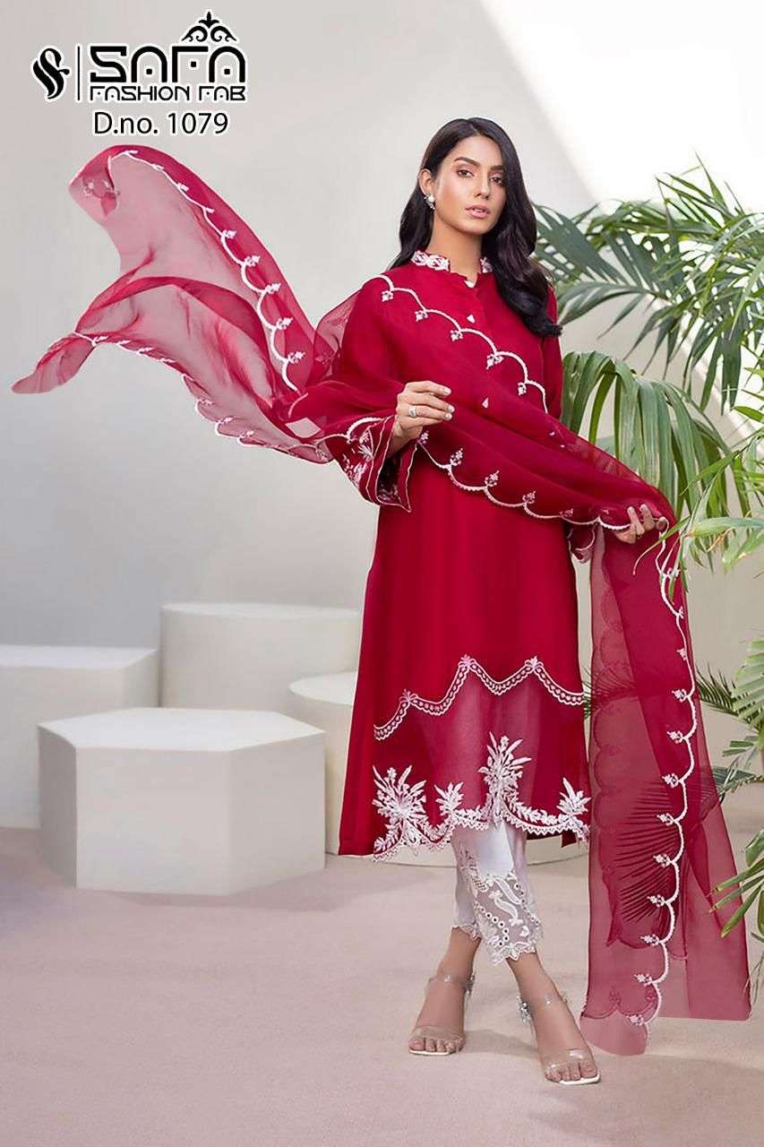 Zarqash Z 152 Georgette Fancy Designer Pakistani Kurti Pant & Dupatta  Collection Wholesaler Surat