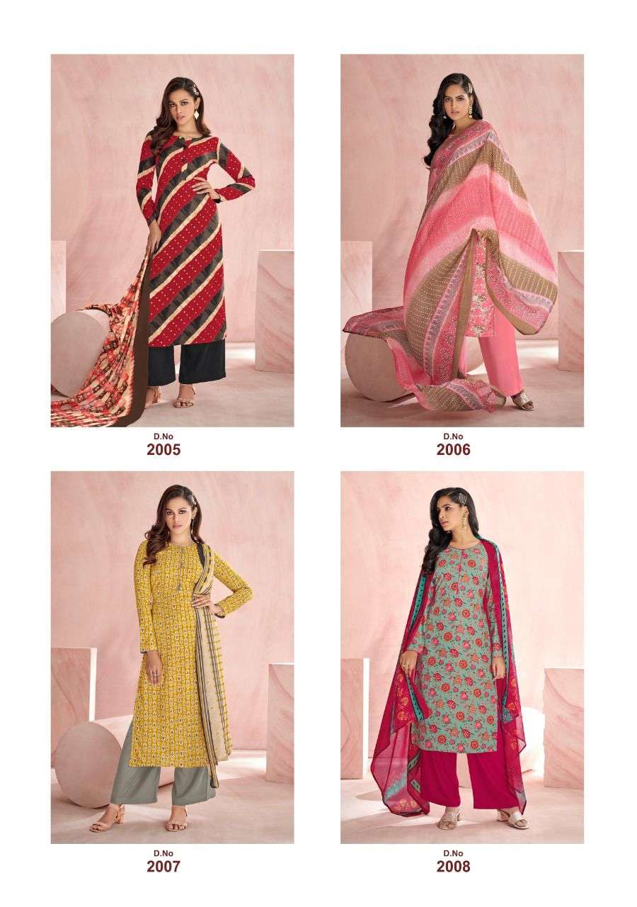 SURYAJYOTI PAROO VOL 2 RAYON PRINT TOP BOTTOM WITH DUPATTA LATEST CATALOGUE