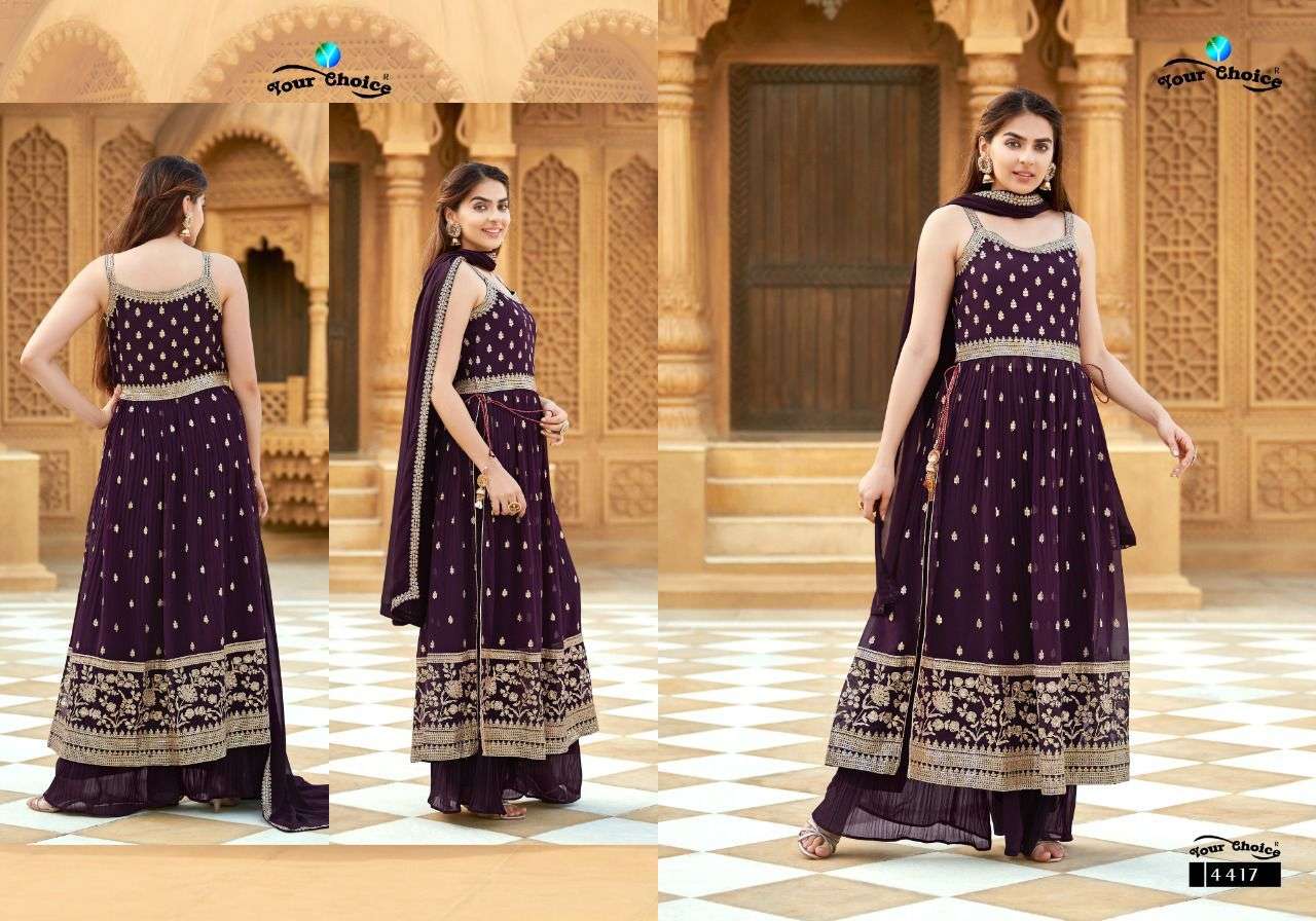 YOUR CHOICE RIGGA BLOOMING GEORGETTE SALWAR KAMEEZ NEW CATALOGUE