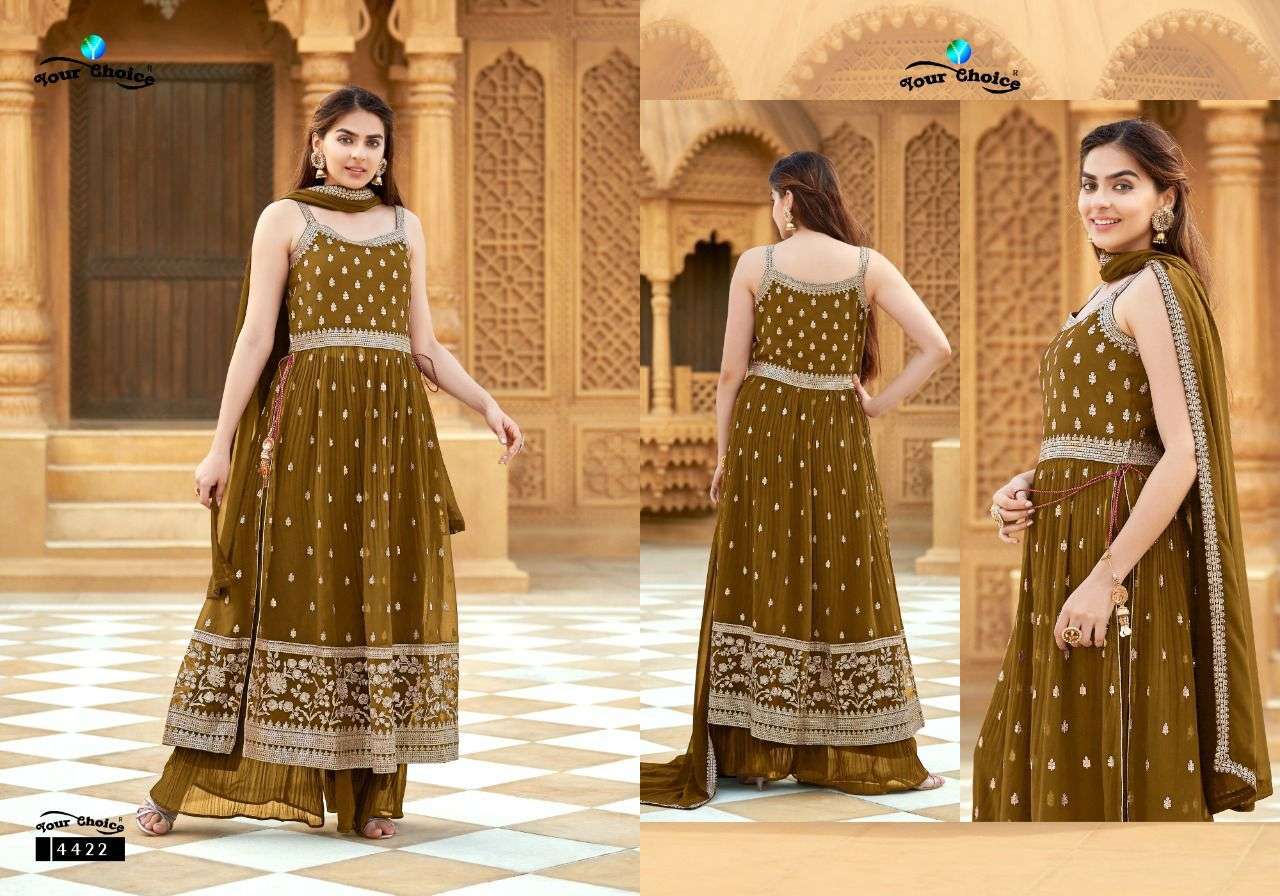 YOUR CHOICE RIGGA BLOOMING GEORGETTE SALWAR KAMEEZ NEW CATALOGUE