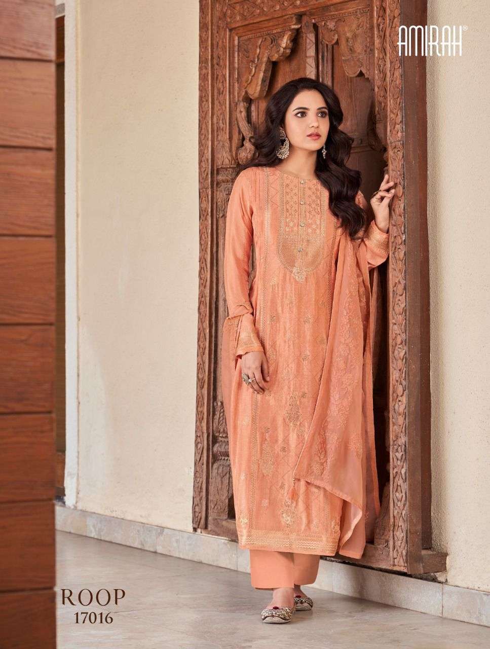 AMIRAH ROOP VISCOSE DOLA JACQUARD SALWAR SUITS CATALOGUE 