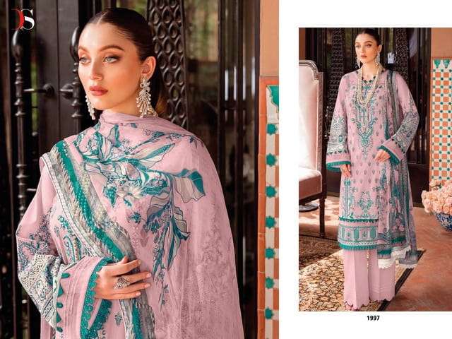 DEEPSY SUITS CHEVRON VOL 4 COTTON EMBROIDERY PAKISTANI SUITS CATALOGUE