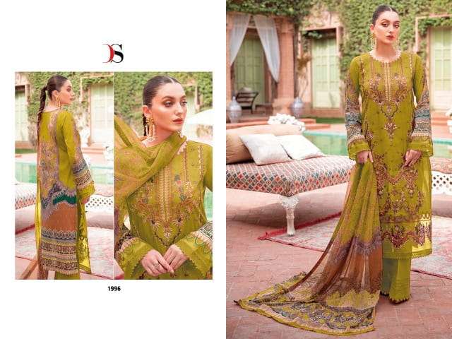 DEEPSY SUITS CHEVRON VOL 4 COTTON EMBROIDERY PAKISTANI SUITS CATALOGUE