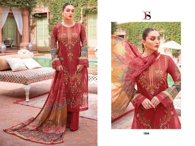 DEEPSY SUITS CHEVRON VOL 4 COTTON EMBROIDERY PAKISTANI SUITS CATALOGUE