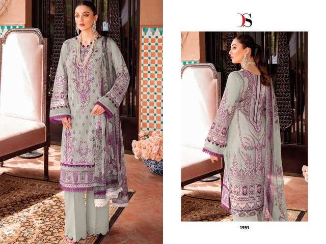 DEEPSY SUITS CHEVRON VOL 4 COTTON EMBROIDERY PAKISTANI SUITS CATALOGUE