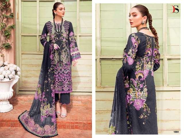 DEEPSY SUITS CHEVRON VOL 4 COTTON EMBROIDERY PAKISTANI SUITS CATALOGUE