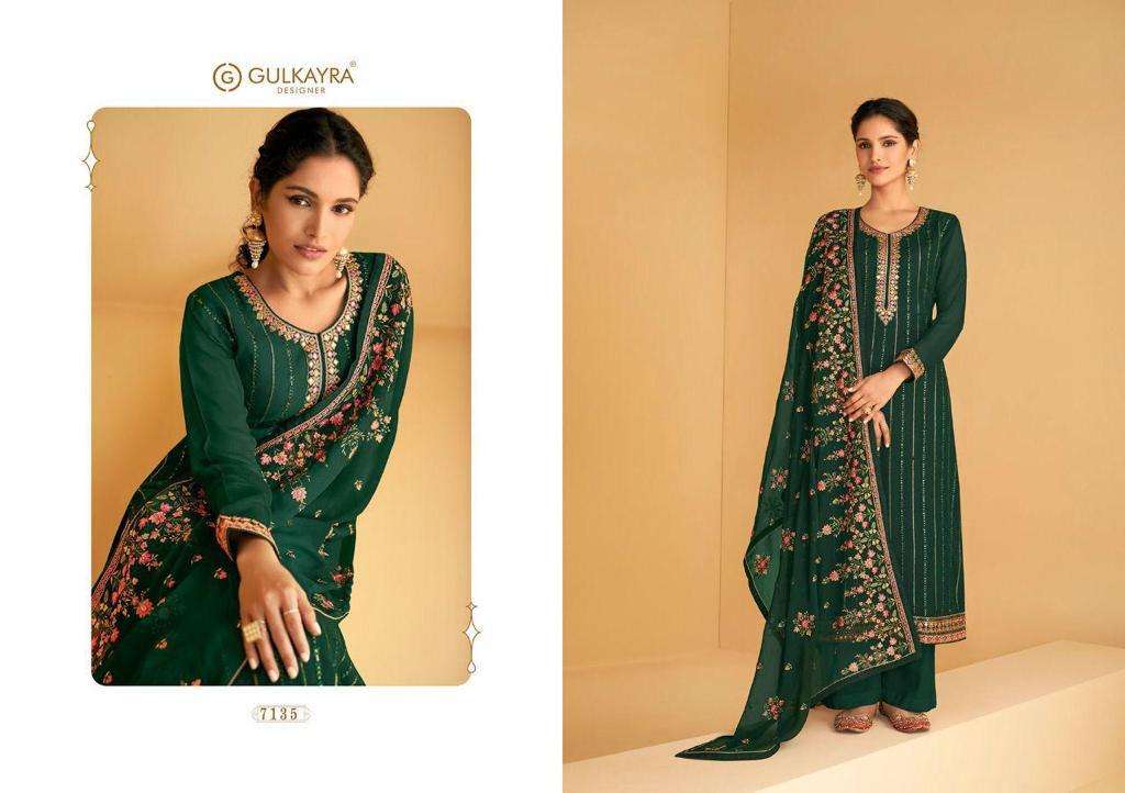 GULKAYRA DESIGNER ZALAK GEORGETTE SALWAR SUITS CATALOGUE