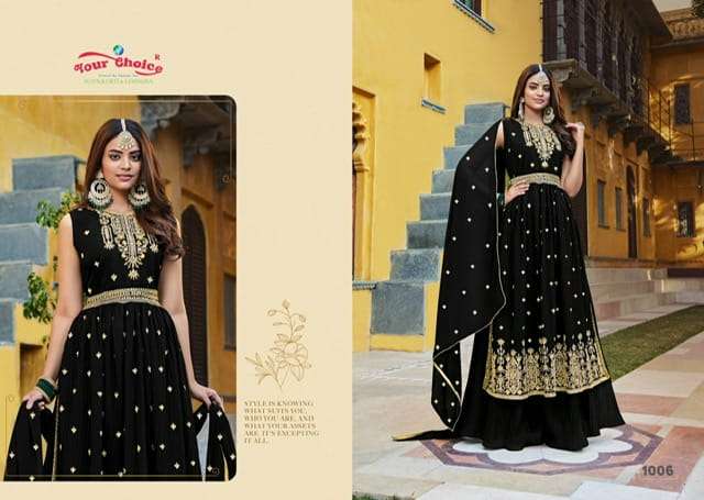 YOUR CHOICE RUBY BLOOMING GEORGETTE SALWAR SUITS CATALOGUE
