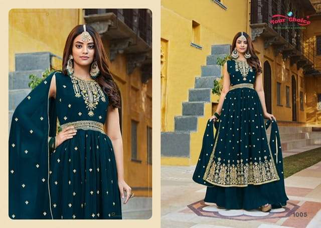 YOUR CHOICE RUBY BLOOMING GEORGETTE SALWAR SUITS CATALOGUE