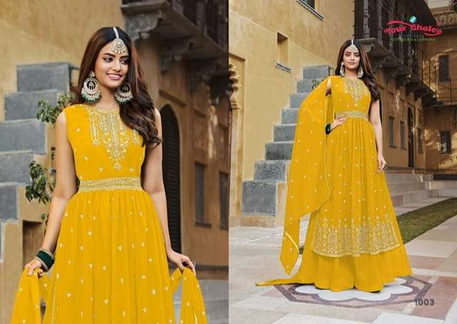 YOUR CHOICE RUBY BLOOMING GEORGETTE SALWAR SUITS CATALOGUE